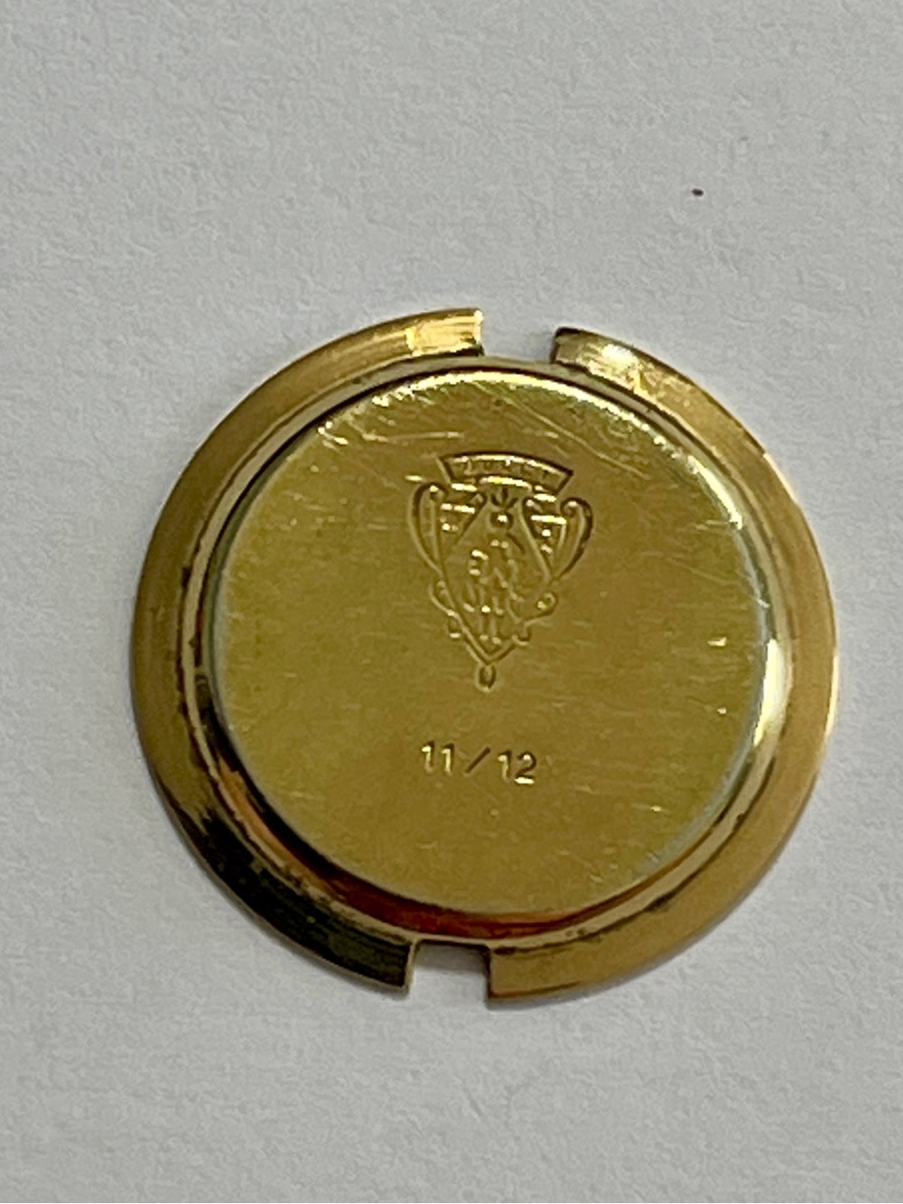 GUCCI WATCH BACK CASE for the VINTAGE GUCCI BEZEL WATCH